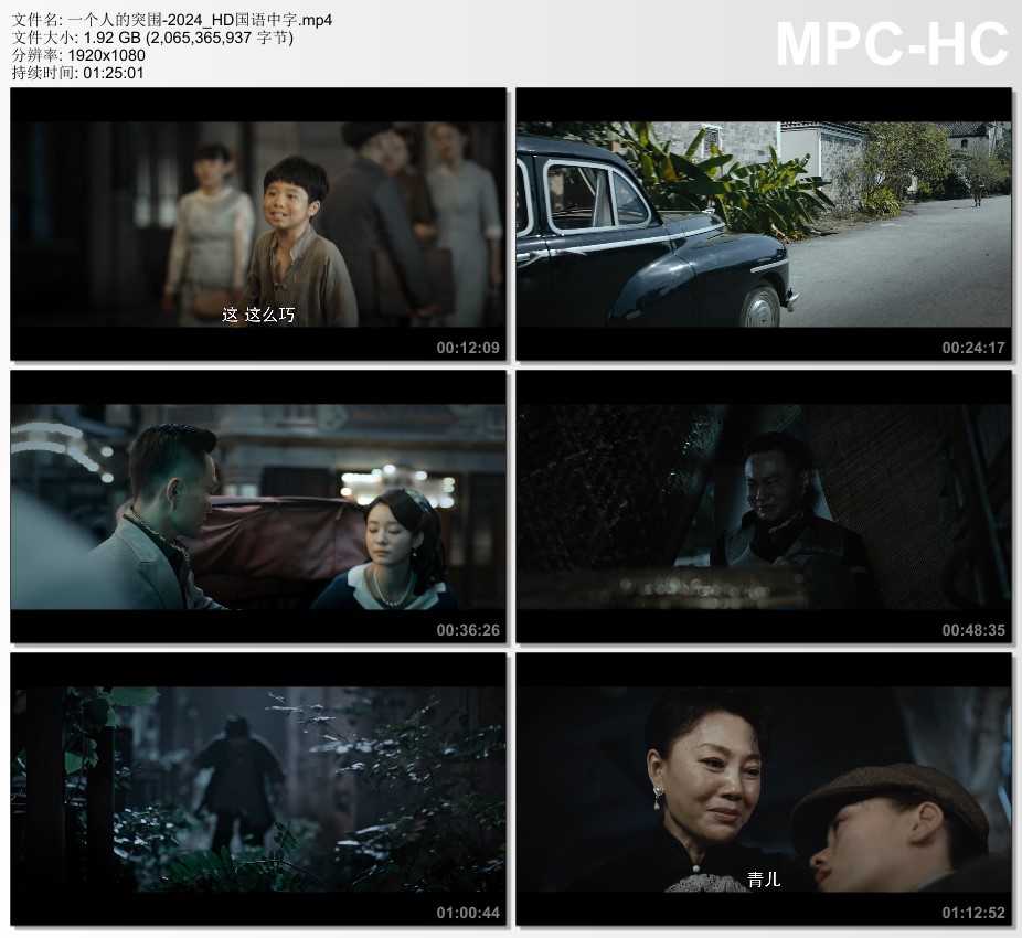 2024年国产动作片《一个人的突围》HD国语中字