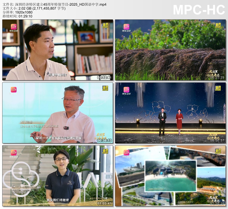 2025年国产纪录片《深圳经济特区建立45周年特别节目》HD中字