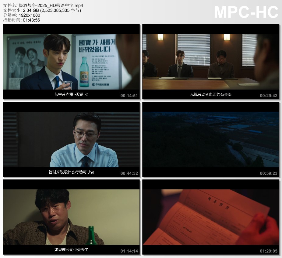 2025年韩国传记片《烧酒战争》HD韩语中字
