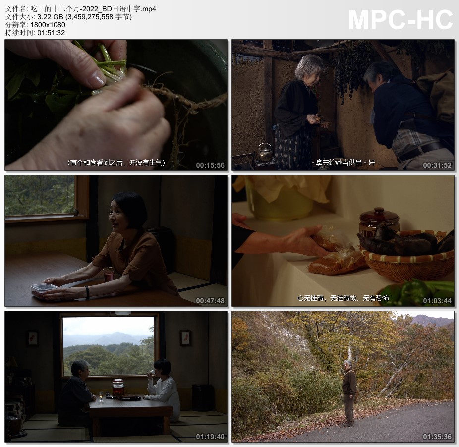 2022年日本剧情片《吃土的十二个月》BD日语中字