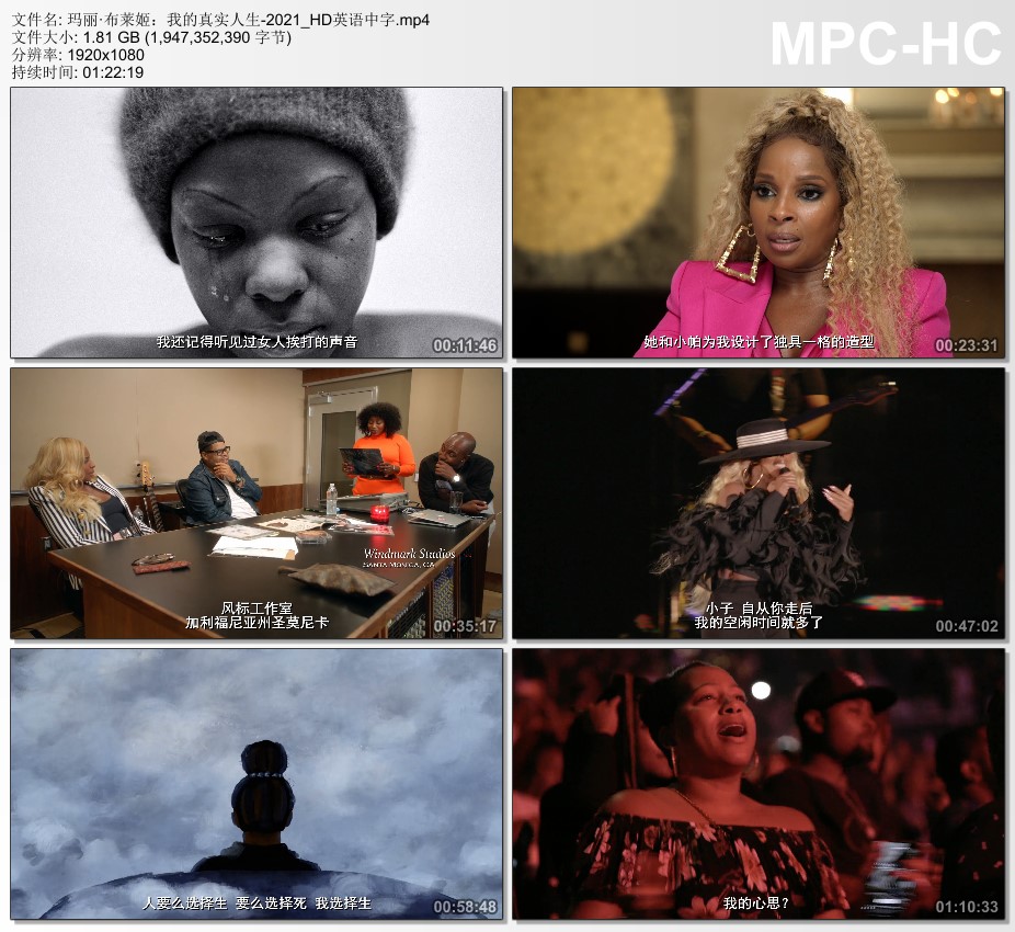 2021年美国纪录片《玛丽·布莱姬:我的真实人生》HD英语中字