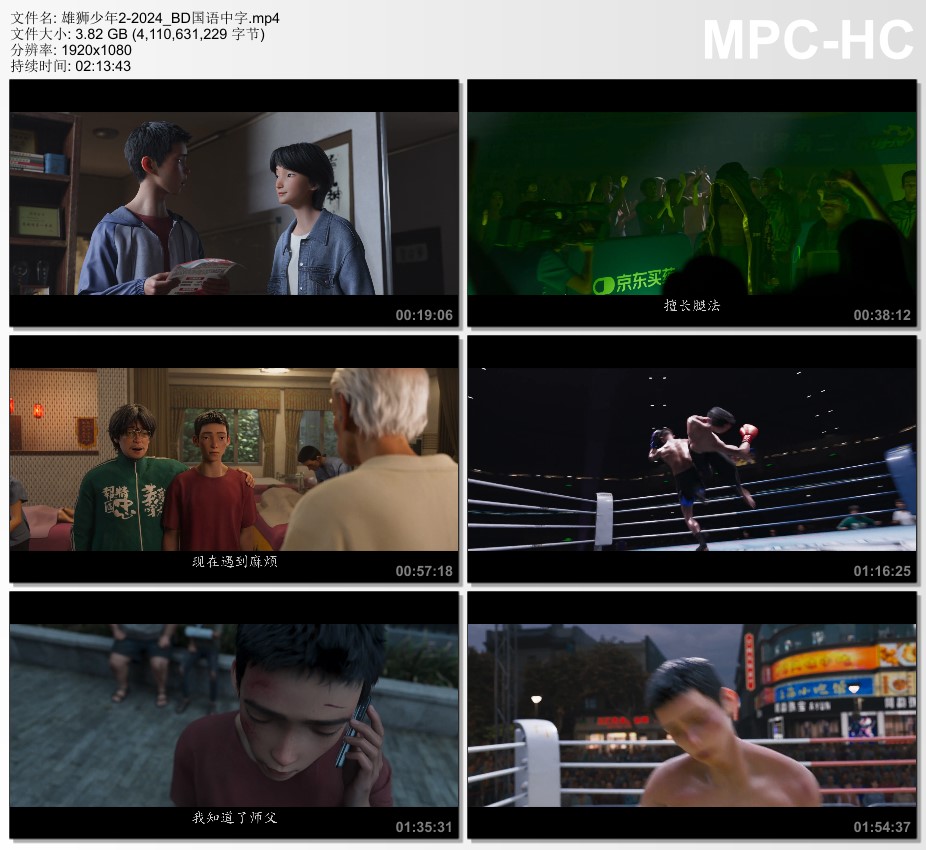 2024年国产8.5分动画片《雄狮少年2》BD国语中字