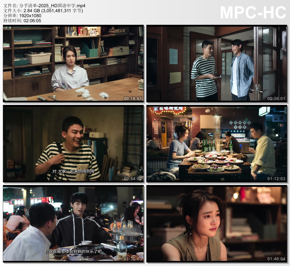 2025年国产喜剧爱情片《分手清单》HD国语中字