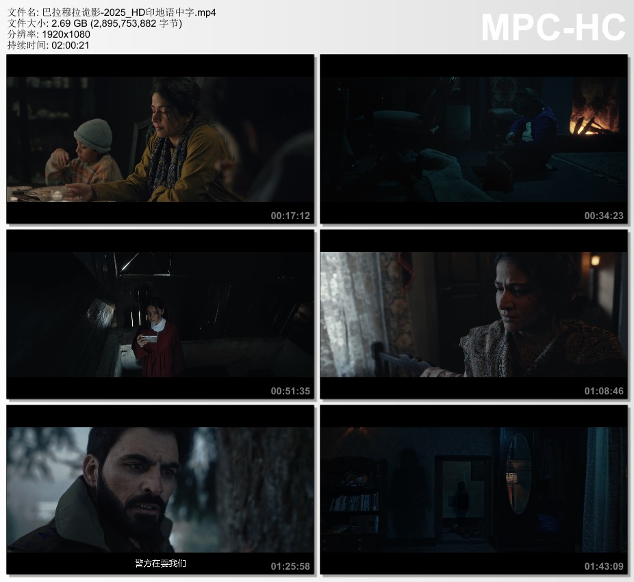 2025年印度恐怖片《巴拉穆拉诡影》HD印地语中字