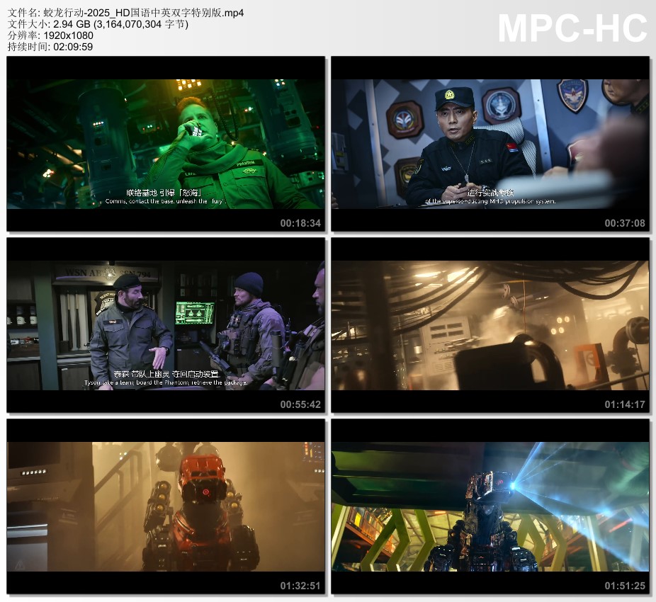 2025年国产动作片《蛟龙行动》HD国语中英双字特别版