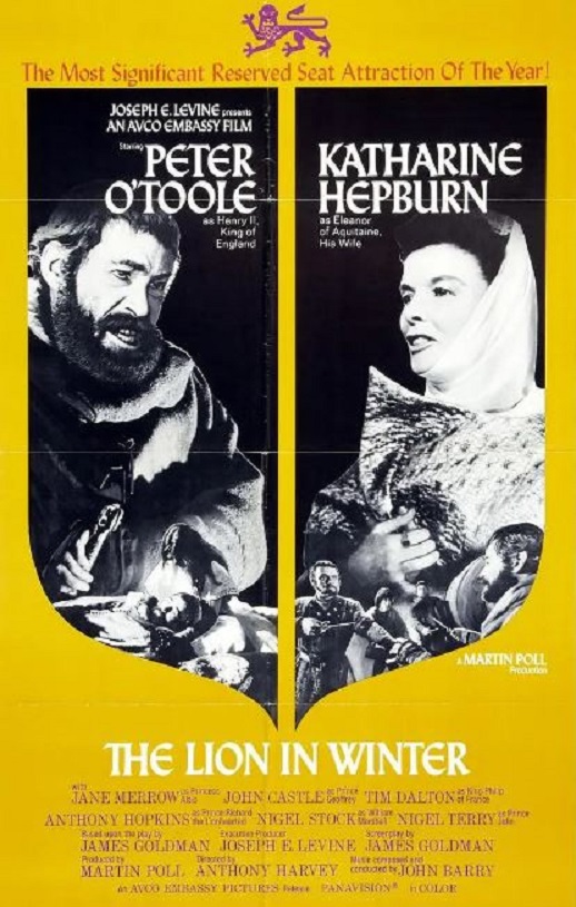 1968年英国经典历史片《冬狮》蓝光中英双字