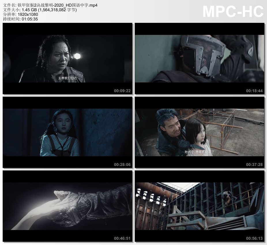 2020年国产动作片《铁甲狂猴2决战黎明》HD国语中字