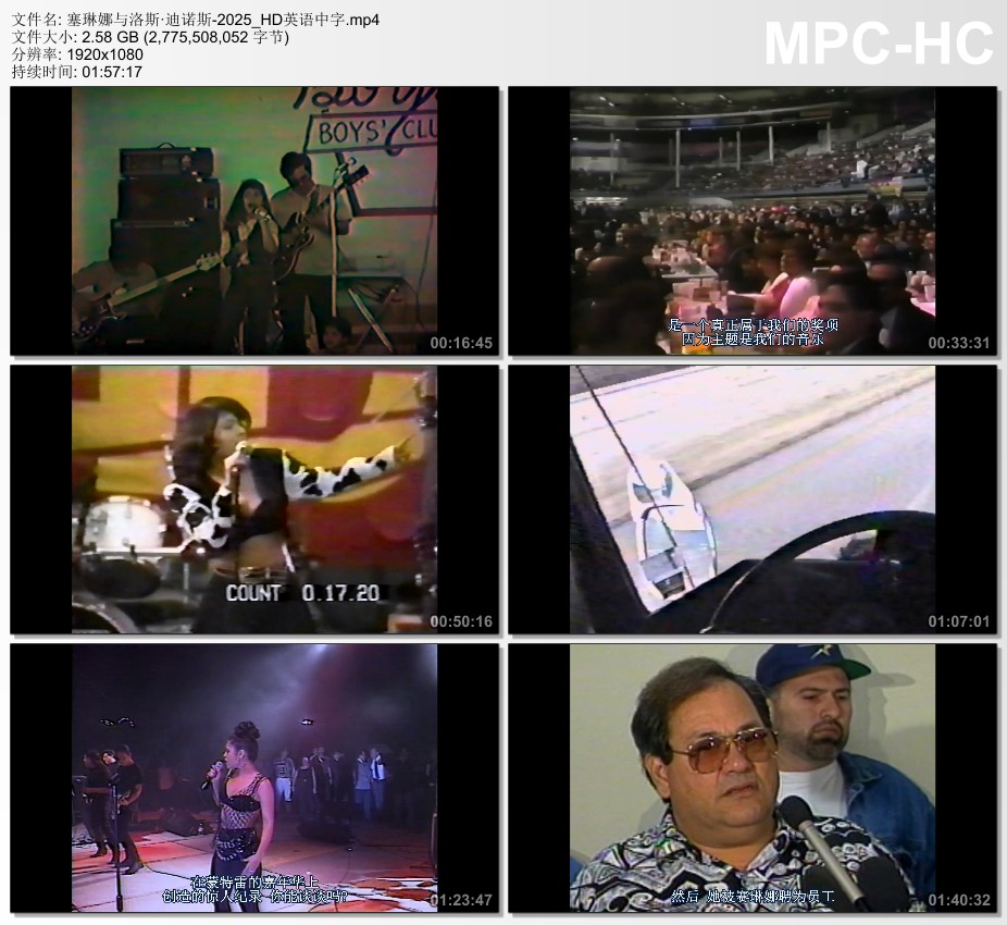 2025年美国纪录片《塞琳娜与洛斯·迪诺斯》HD英语中字