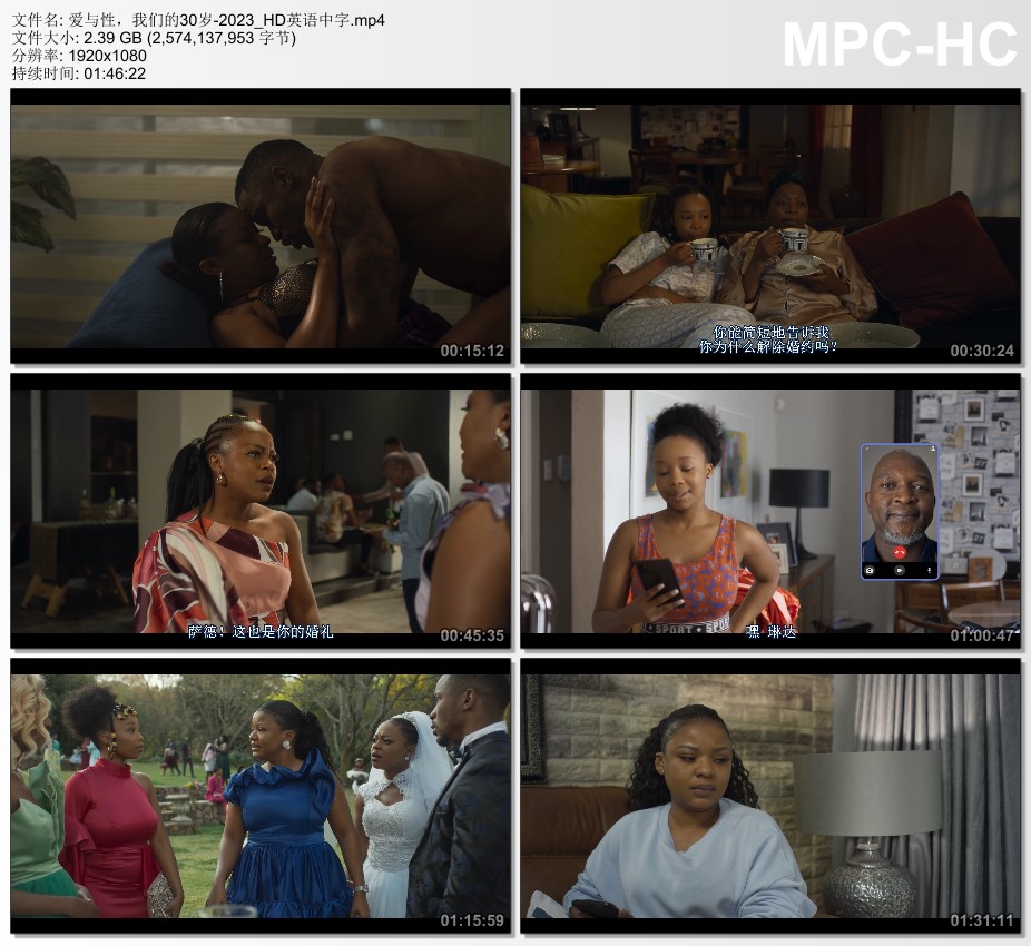 2023年南非爱情片《爱与性,我们的30岁》HD英语中字
