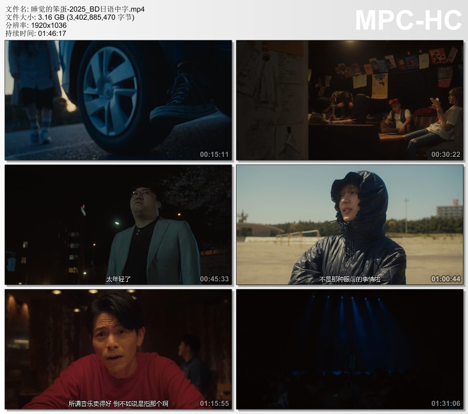 2025年日本剧情片《睡觉的笨蛋》BD日语中字