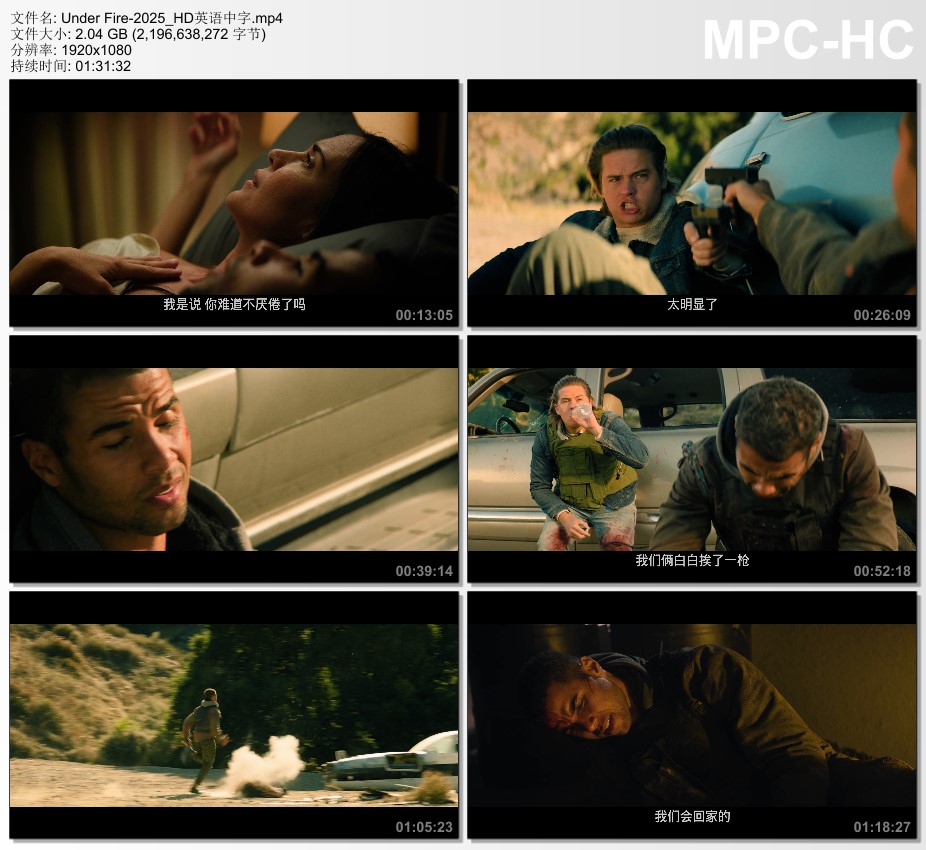 2025年美国动作片《Under Fire》HD英语中字