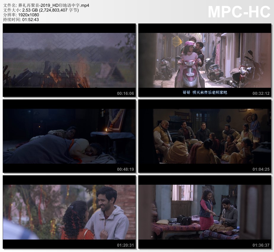 2019年印度喜剧片《葬礼再聚首》HD印地语中字