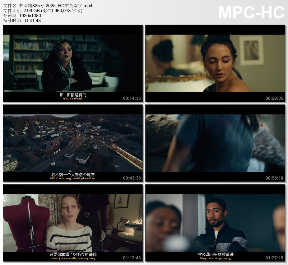 2025年美国恐怖片《林荫路825号》HD中英双字