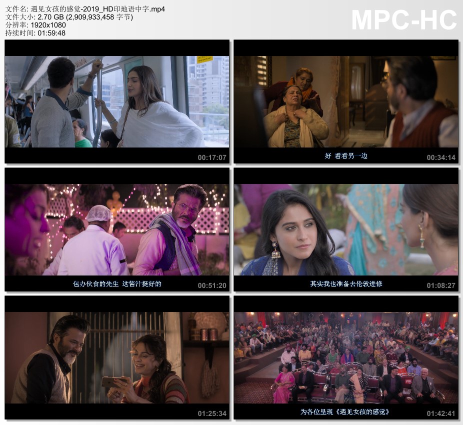 2019年印度7.6分喜剧片《遇见女孩的感觉》HD印地语中字