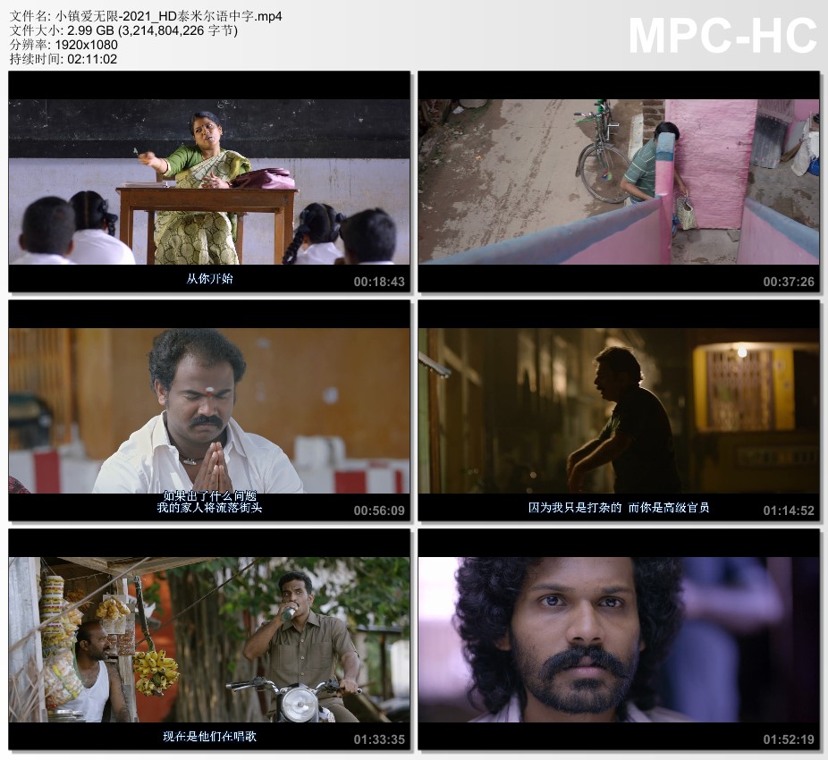 2021年印度剧情片《小镇爱无限》HD泰米尔语中字