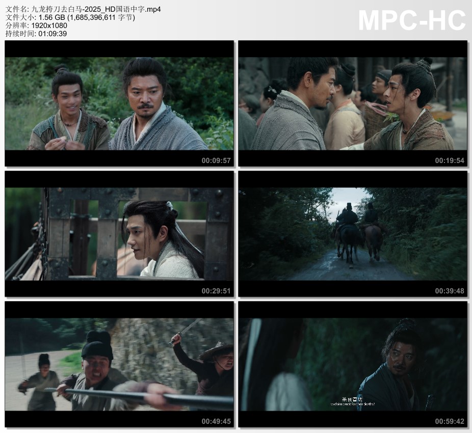 2025年国产武侠片《九龙挎刀去白马》HD国语中字