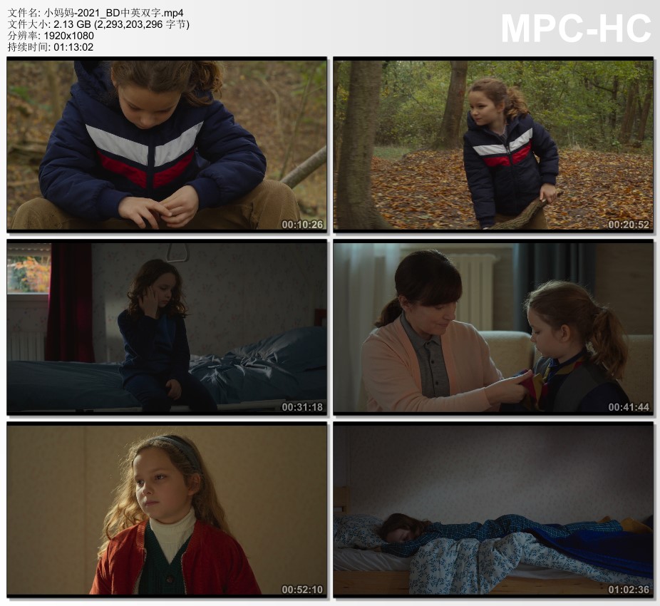 2021年法国8.0分奇幻片《小妈妈》BD中英双字