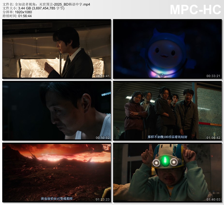 2025年韩国6.3分动作片《全知读者视角》BD韩语中字