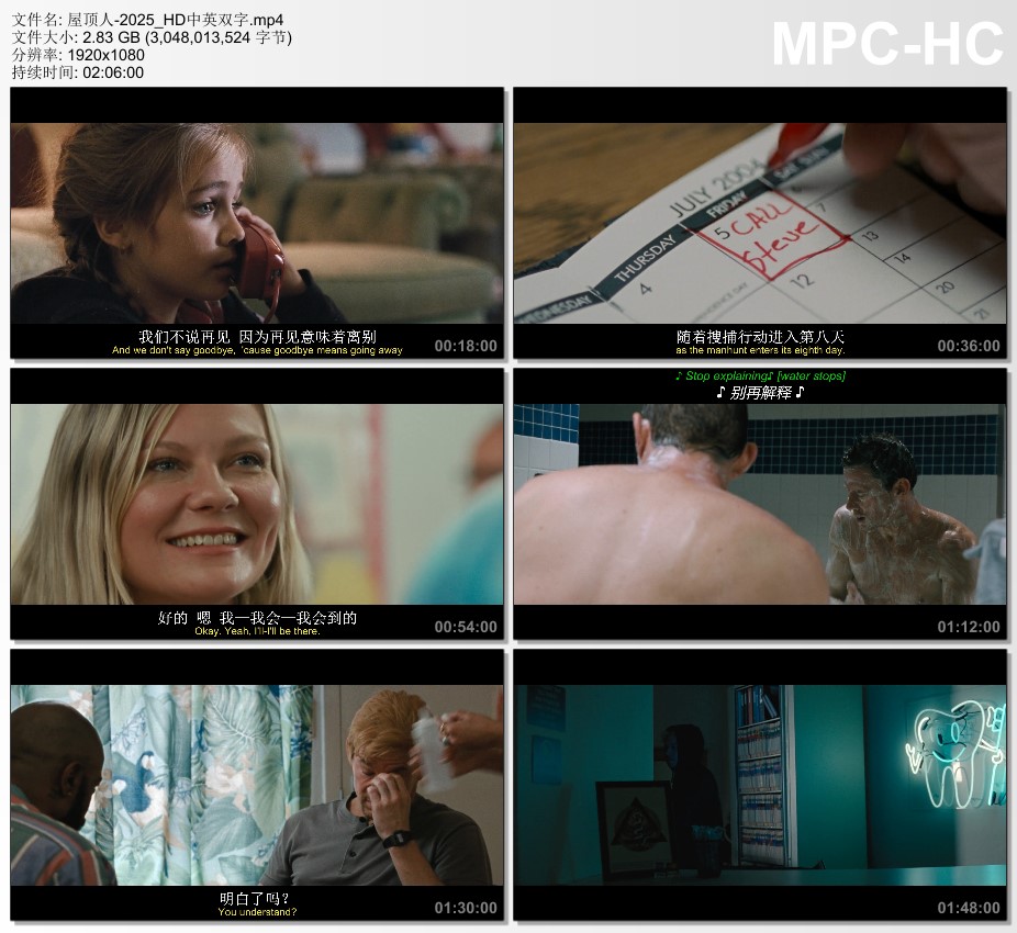 2025年美国7.1分犯罪片《屋顶人》HD中英双字