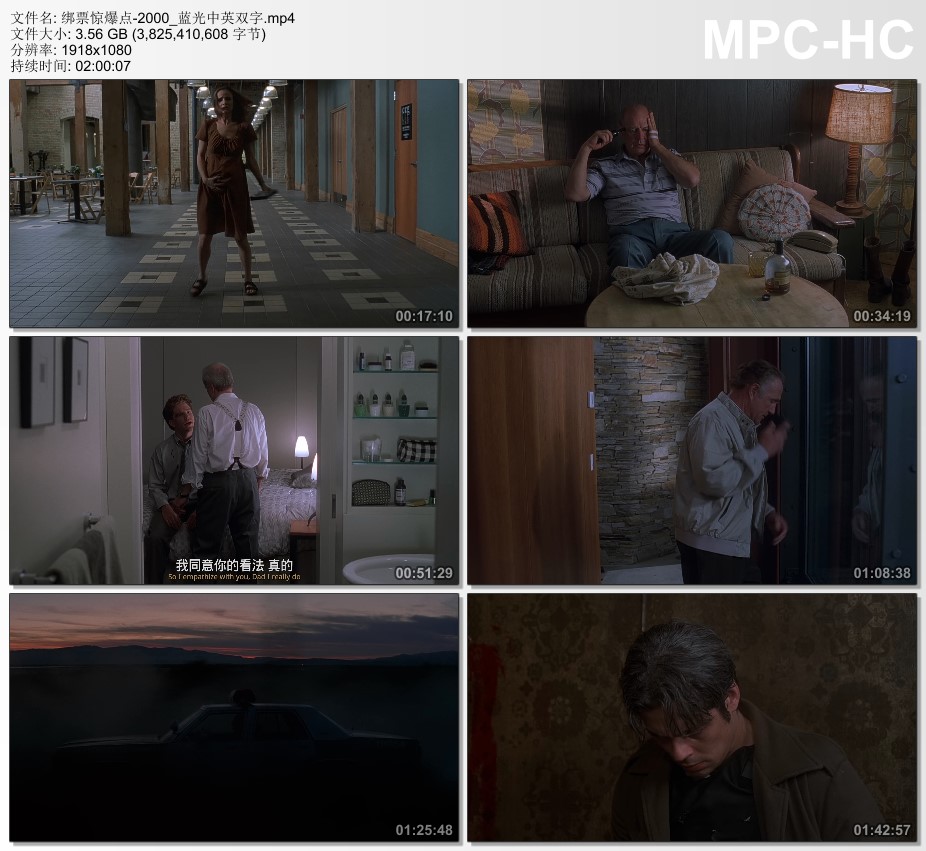 2000年美国经典动作片《绑票惊爆点》蓝光中英双字