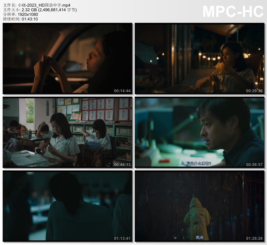 2023年中国台湾6.8分剧情片《小晓》HD国语中字