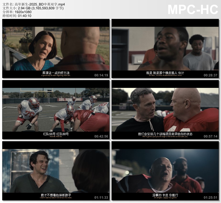 2025年美国运动片《高年新生》BD中英双字