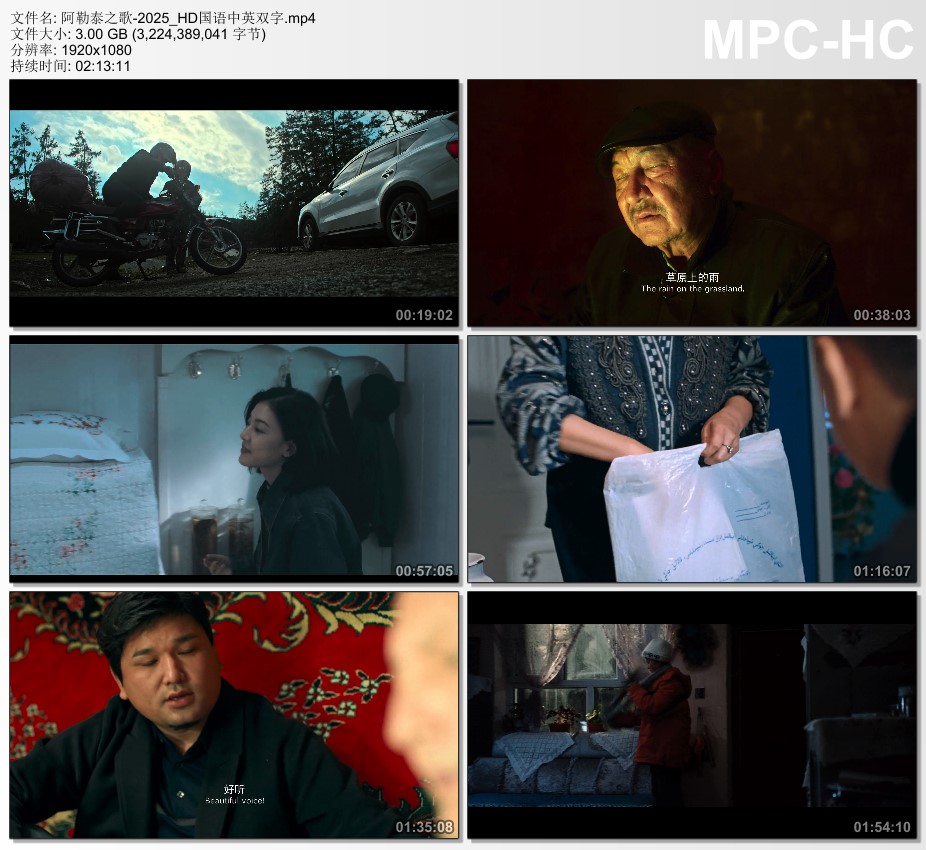 2025年国产剧情片《阿勒泰之歌》HD国语中英双字