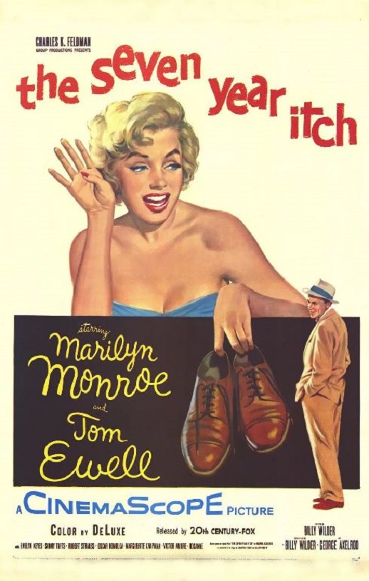 1955年美国经典喜剧片《七年之痒》蓝光中英双字