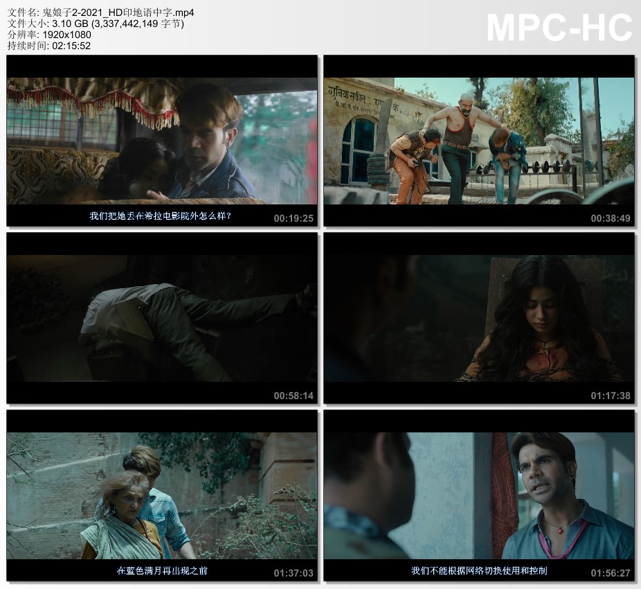 2021年印度喜剧片《鬼娘子2》HD印地语中字