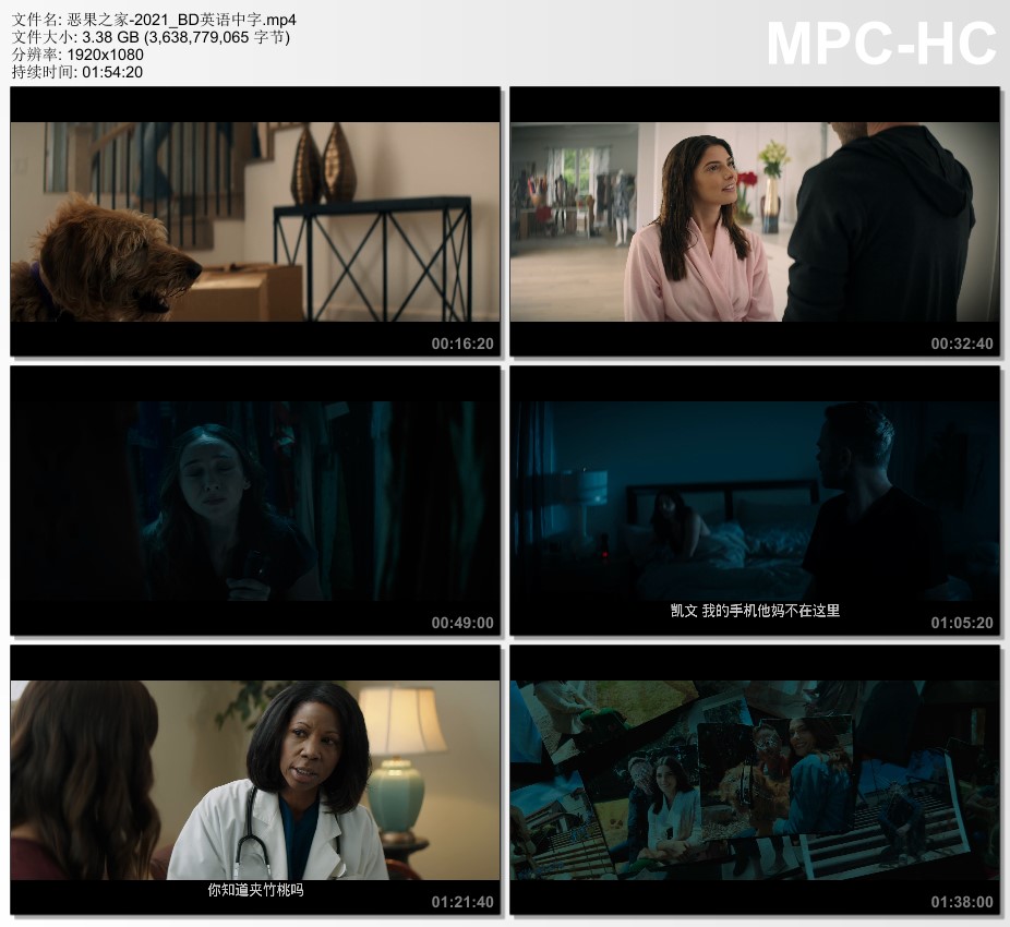 2021年美国剧情片《恶果之家》BD英语中字
