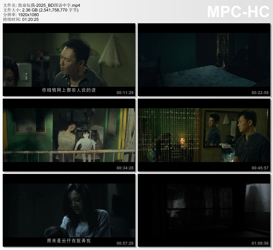 2025年国产惊悚片《致命玩偶》BD国语中字