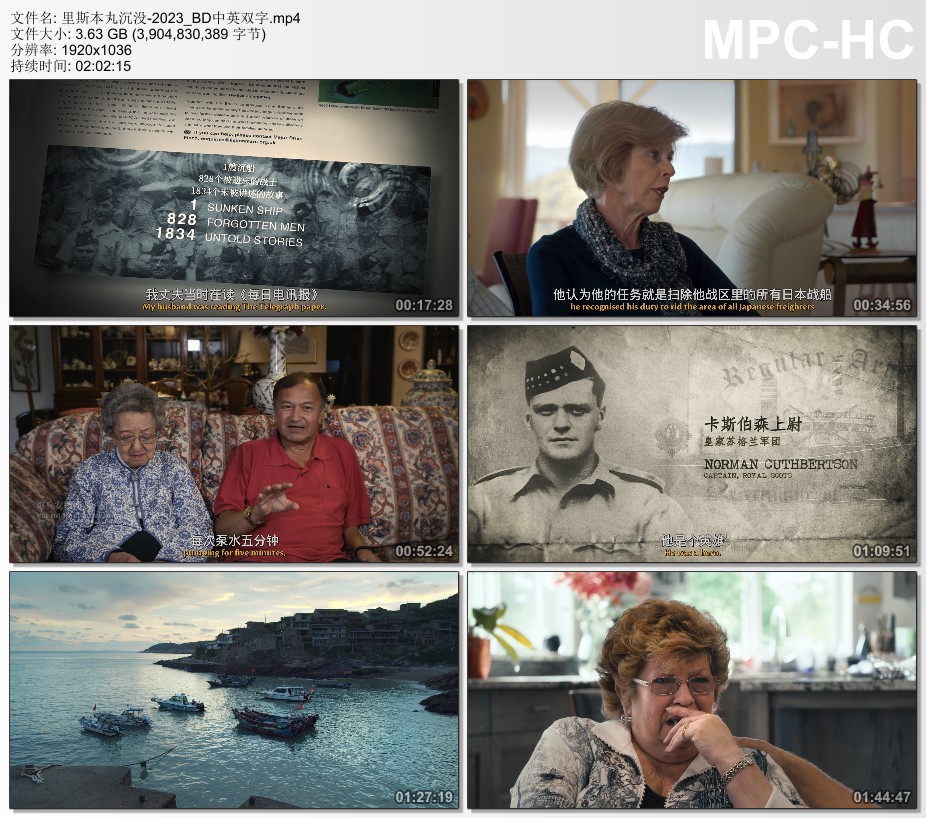 2023年国产9.3分纪录片《里斯本丸沉没》BD中英双字
