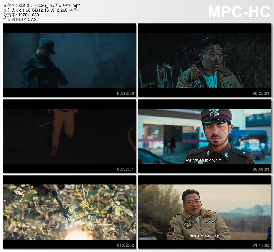 2026年国产动作片《双雄出击》HD国语中字