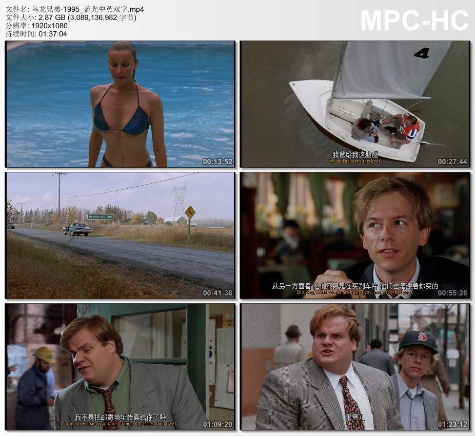 1995年美国经典喜剧片《乌龙兄弟》蓝光中英双字