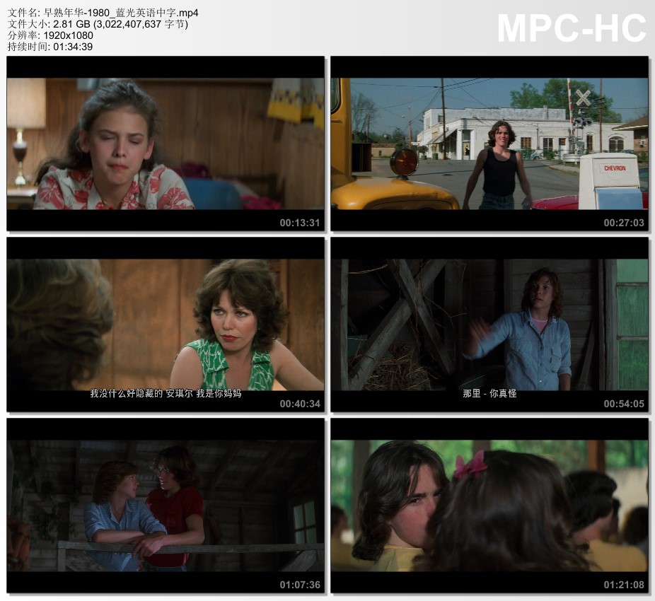 1980年美国经典喜剧片《早熟年华》蓝光英语中字