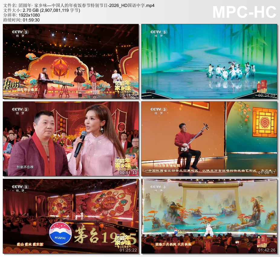 团圆年· 家乡味—中国人的年夜饭春节特别节目HD国语中字