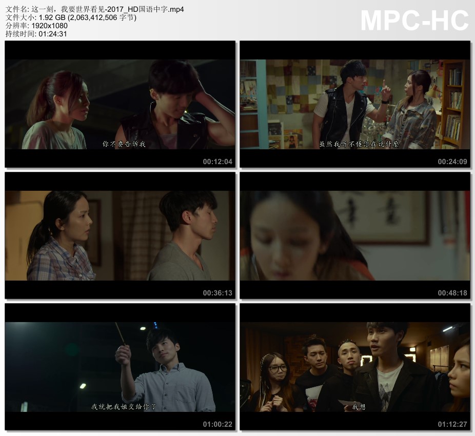 2017年国产经典爱情片《这一刻，我要世界看见》HD国语中字