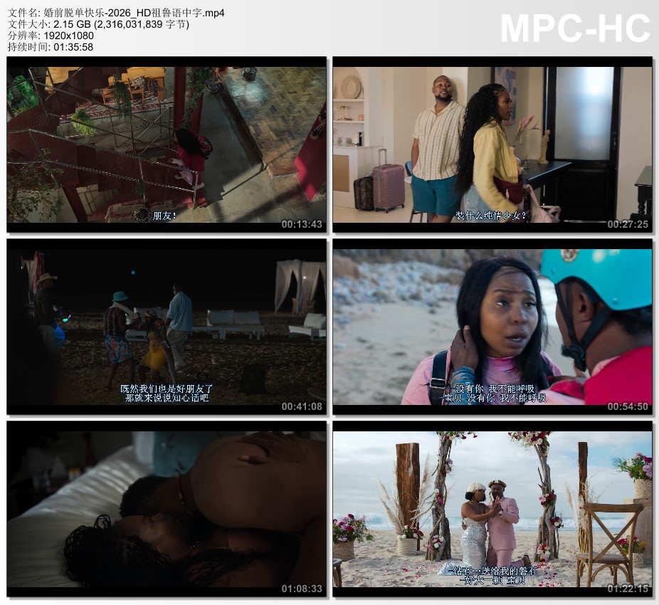 2026年南非喜剧片《婚前脱单快乐》HD祖鲁语中字