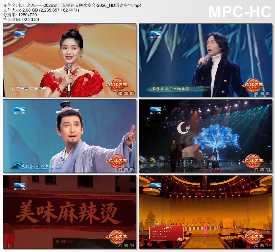 长江之恋——2026湖北卫视春节联欢晚会HD国语中字