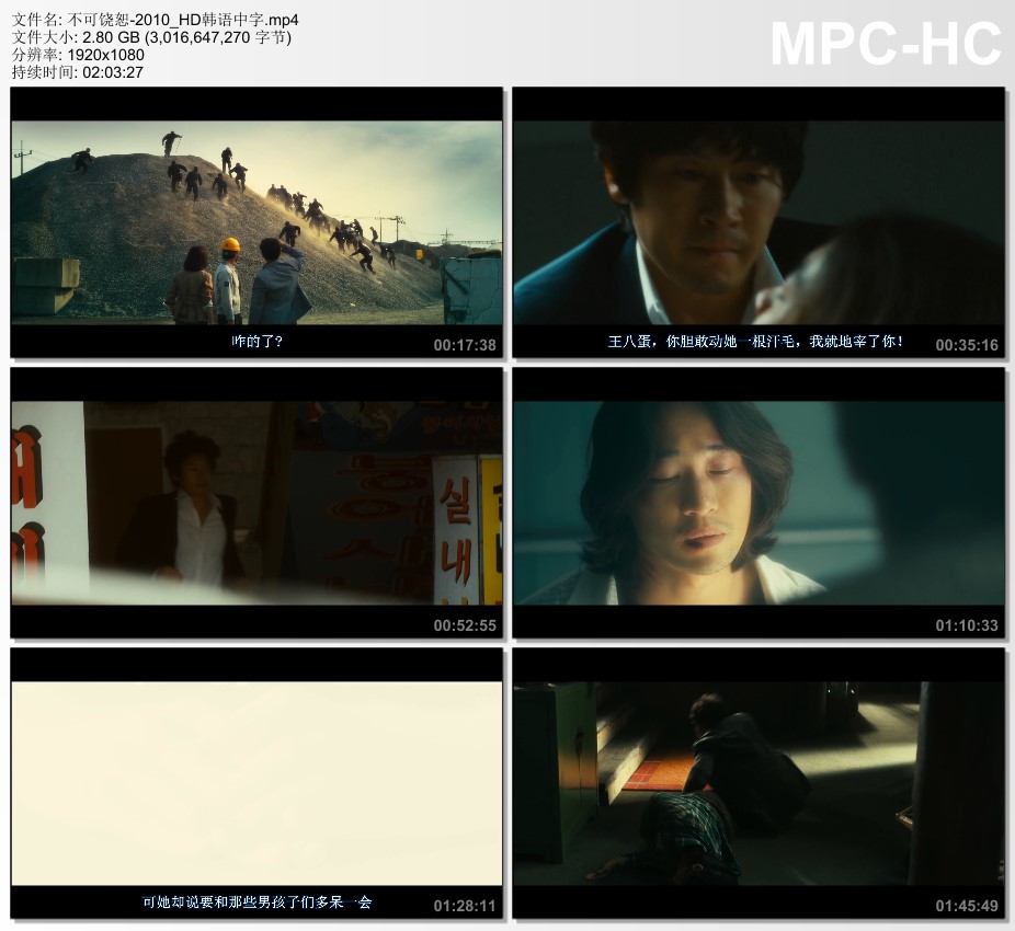 2010年韩国经典惊悚片《不可饶恕》HD韩语中字