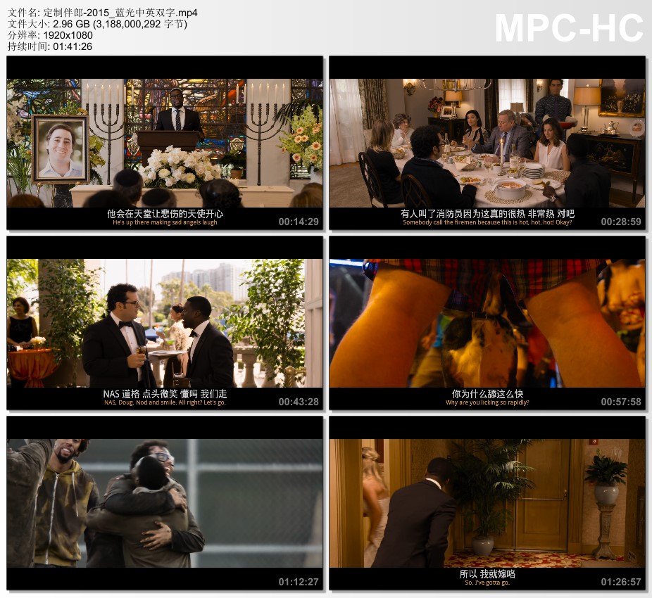 2015年美国经典喜剧片《定制伴郎》蓝光中英双字