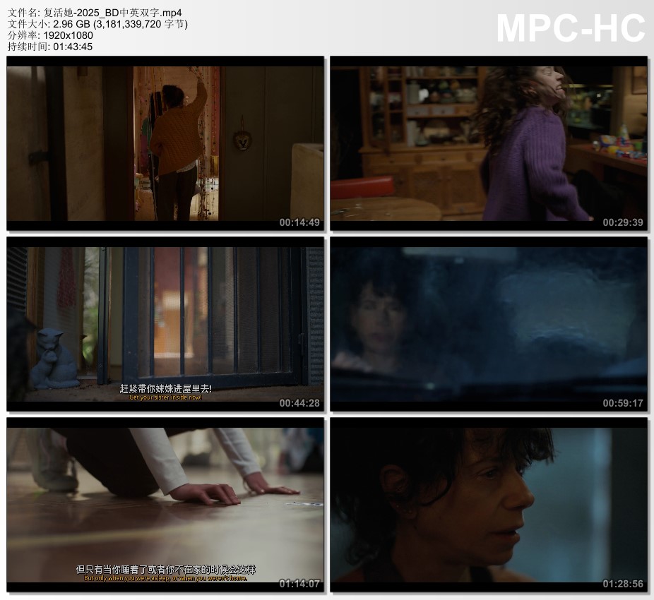 2025年澳大利亚6.7分恐怖片《复活她》BD中英双字