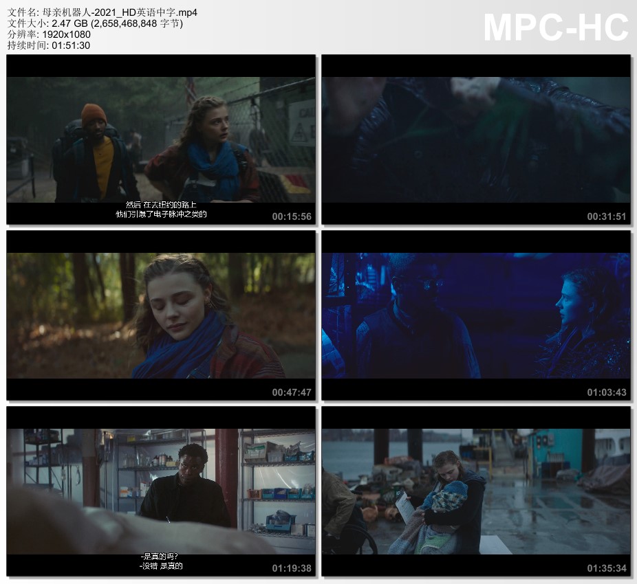 2021年美国科幻片《母亲/机器人》HD英语中字