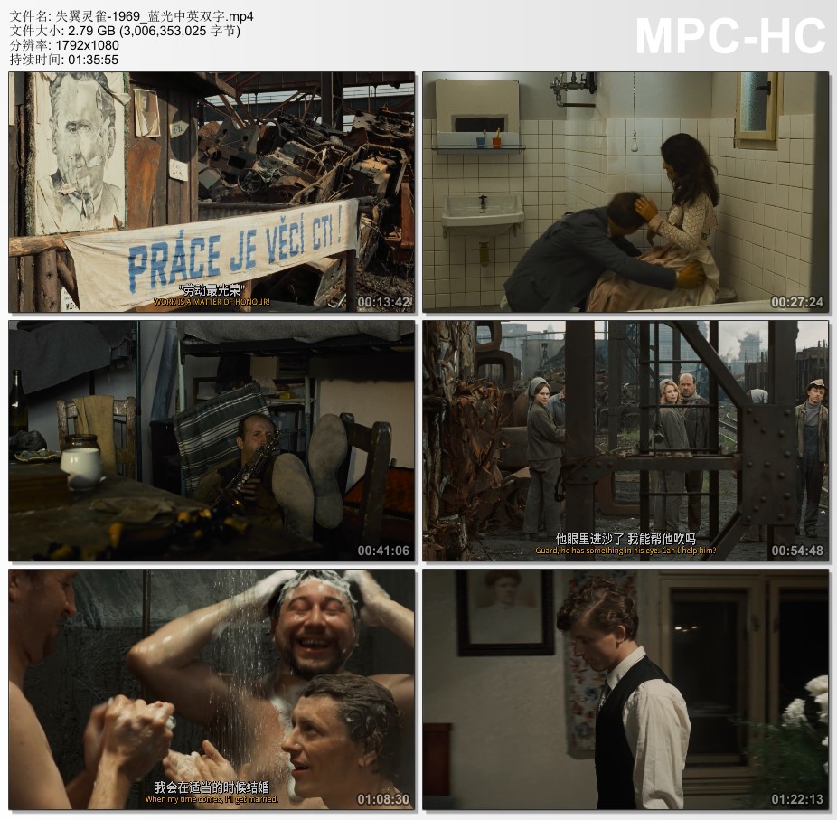 1969年捷克斯洛伐克经典喜剧片《失翼灵雀》蓝光中英双字