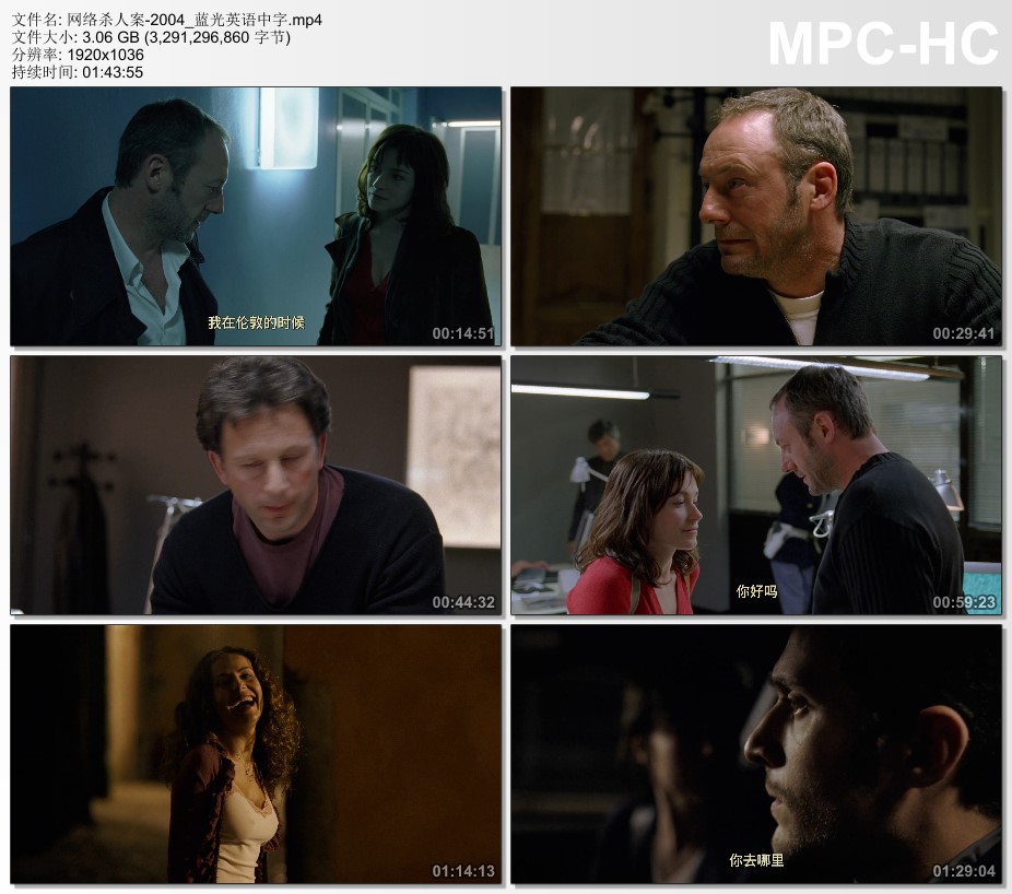 2004年意大利经典悬疑片《网络杀人案》蓝光英语中字