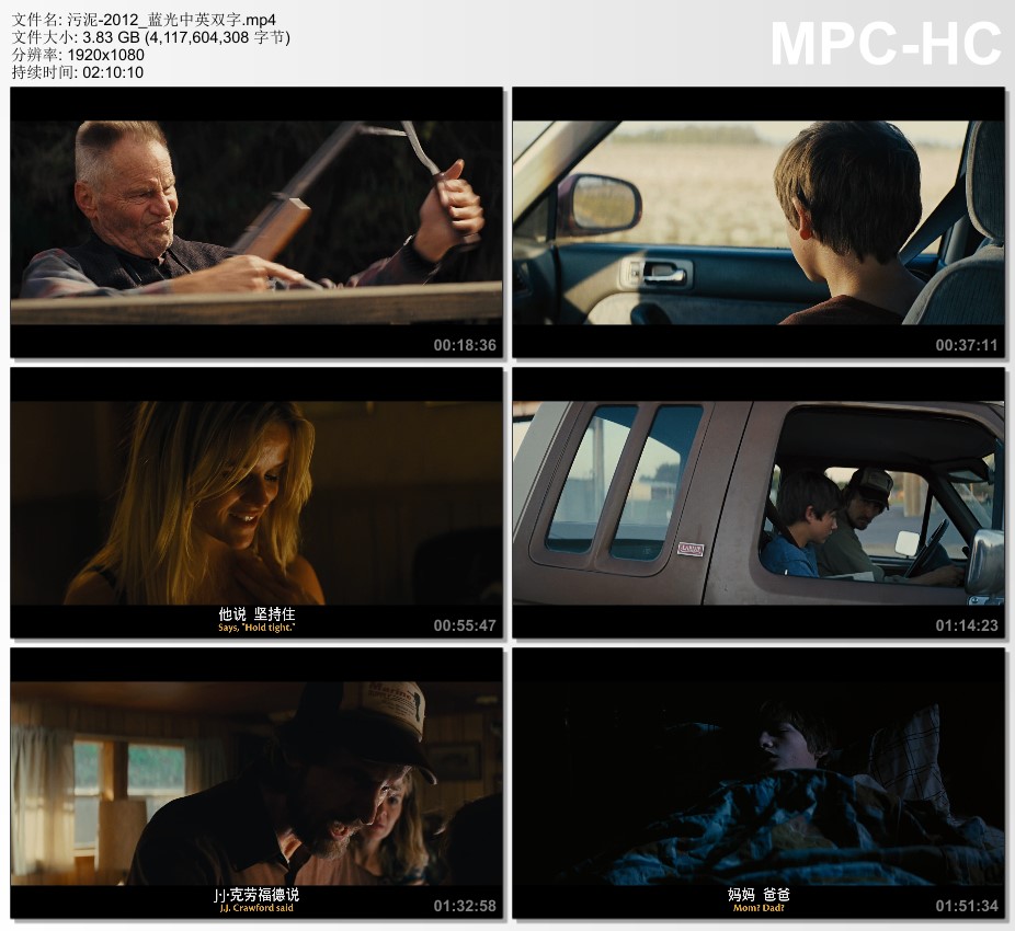 2012年美国经典剧情片《污泥》蓝光中英双字