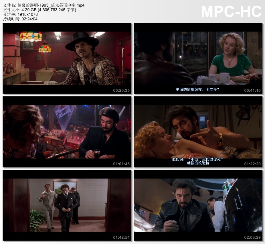 1993年美国电影《情枭的黎明》蓝光英语中字