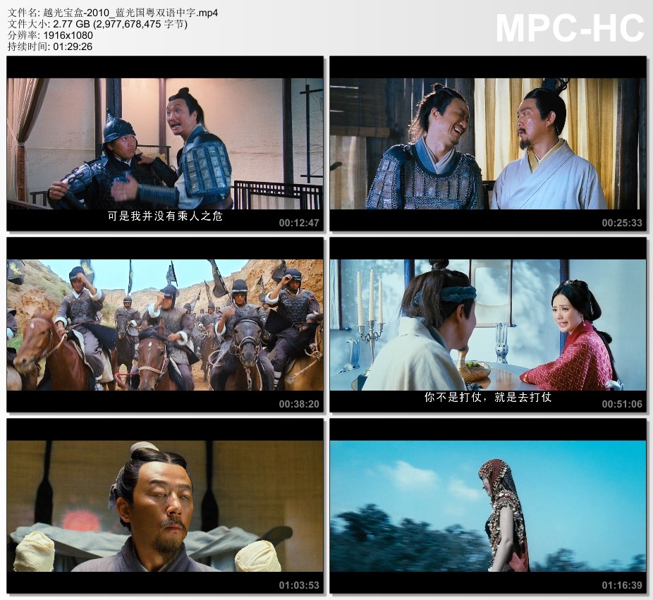 2010年国产电影《越光宝盒》蓝光国粤双语中字