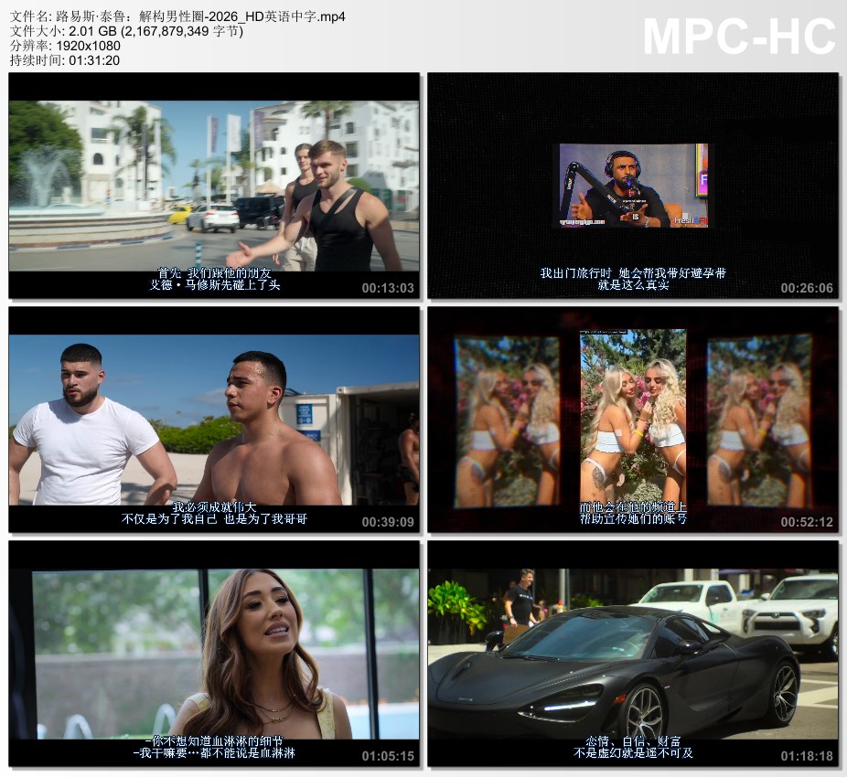 2026年英国电影《路易斯·泰鲁：解构男性圈》HD英语中字