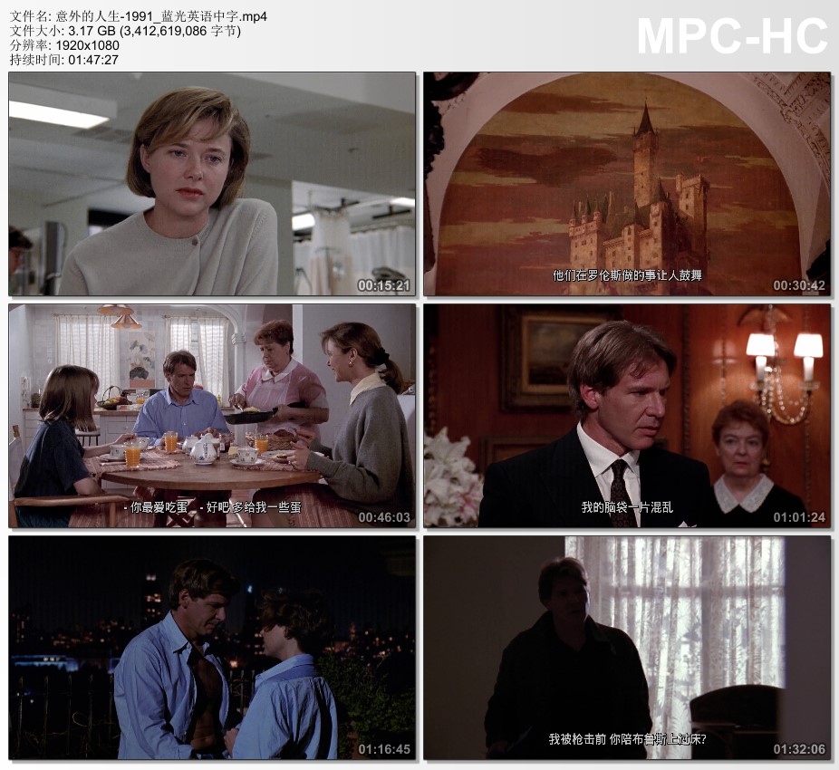 1991年美国电影《意外的人生》蓝光英语中字